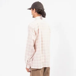 [KARTIK RESEARCH] SS25-41 SHIRT _ ECRU/ MAROON/ GOLD