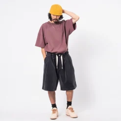 [MERELY MADE] MERELY MICRO CORDUROY SUPER COMFY SHORTS _ SPACE NAVY