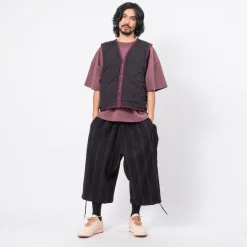 [MERELY MADE] MERELY PREMIUM VINTAGE RIPSTOP REVERSIBLE VEST _ L/PINK