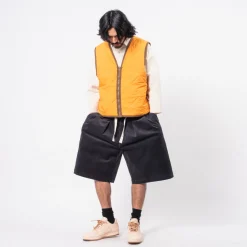 [MERELY MADE] MERELY PREMIUM VINTAGE RIPSTOP REVERSIBLE VEST _ BROWN &