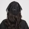 [MINJUKIM] LACE HAIR SCARF _ BLACK
