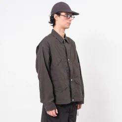 [MOIF] OVER WORK JACKET _ CHARCOAL