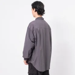 [MOIF] PILOT SHIRT _ SLATE GRAY