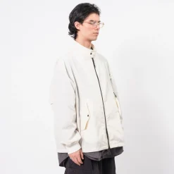 [MOIF] WIDE DOG EAR JACKET _ ECRU