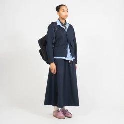 [NANAMICA] ALPHADRY CARDIGAN _ NAVY