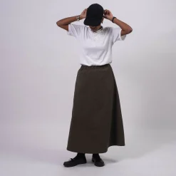 [NANAMICA] ALPHADRY SKIRT _ OLIVE