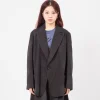 [OPEN YY] WASHED JACKET _ BLACK