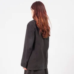 [OPEN YY] WASHED JACKET _ BLACK