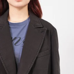 [OPEN YY] WASHED JACKET _ BLACK