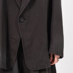 [OPEN YY] WASHED JACKET _ BLACK