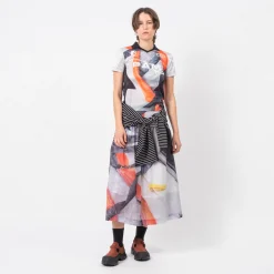 [PAM] RUE DE LANCRY MAXI SKIRT _ AOP