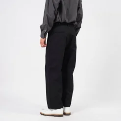 [PORTER CLASSIC] CLASSIC DENIM GENE KELLY PANTS _ BLACK