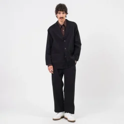 [PORTER CLASSIC] CLASSIC DENIM WIDE JACKET _ BLACK