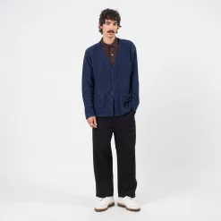 [PORTER CLASSIC] KOGIN KNIT CARDIGAN _ NAVY