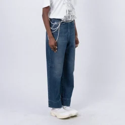 [RHODOLIRION] PS1017 RANCH PANTS _ INDIGO