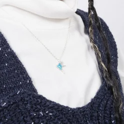 [RHODOLIRION] PS1164 SWALLOW PENDANT_ BLUE