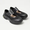 [RHODOLIRION] PS1131 WING TIP SNEAKERS _ BLACK