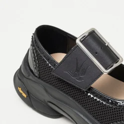 [RHODOLIRION] PS1131 WING TIP SNEAKERS _ BLACK