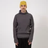 [ROA] THERMAL WAFFLE HOODIE _ ASPHALT