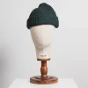 [ROTOTO] R5082 CHUNKY COTTON SHORT BEANIE _ D.GREEN