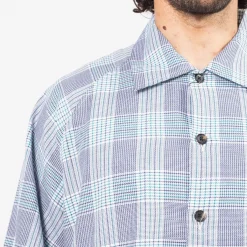 [SILLAGE] BIG POCKET OVERSHIRT DEAD STOCK _ GLEN CHECK