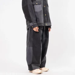 [SILLAGE] CIRCULAR PANTS BLACK DENIM _ EIGHT