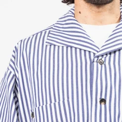 [SILLAGE] RIB BLOUSON DEAD STOCK _ NAVY STRIPE