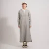 [SNOW PEAK] COTTON DOBBY HERRINGBONE DRESS _ BDG