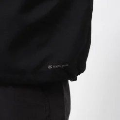 [SNOW PEAK] HYBRID WOOL HOODIE _ BLACK