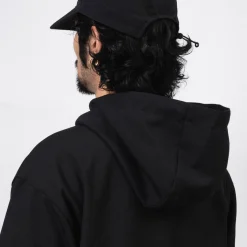 [SNOW PEAK] HYBRID WOOL HOODIE _ BLACK