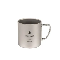 [SNOW PEAK] TITANIUM DOUBLE WALL CUP 450