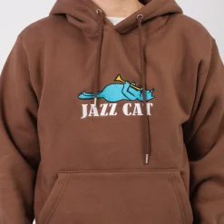 [SOUNDSGOOD] JAZZ CAT HOODIE _ BROWN
