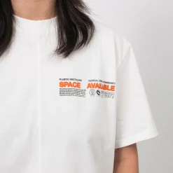 [SPACE AVAILABLE] RADICAL PLASTIC TEE _ WHITE