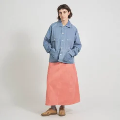 [STORY MFG] RAILROAD JACKET _ PURPLE WONKY-WEAR