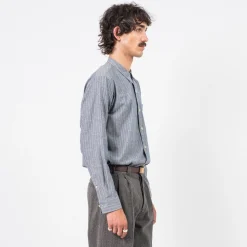 [T.T] LOT.106 NARROW COLLAR SHIRT _ INDIGO CHAMBRAY