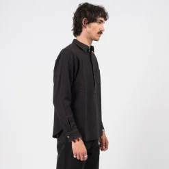 [T.T] LOT.103 WORK SHIRT P/O _ BLACK