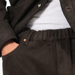 [YOKO SAKAMOTO] 5POCKET EASY PANTS _ KAKISHIBU