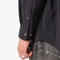 [YOKO SAKAMOTO] ZIP SHIRT _ BLACK