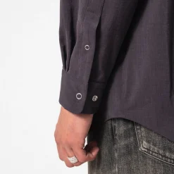[YOKO SAKAMOTO] ZIP SHIRT _ CHARCOAL GREY