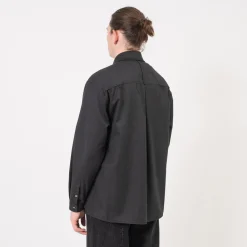 [YOUTH] CUT-OFF LOOSED SHIRT _ CHARCOAL GREY