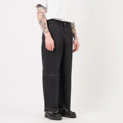 [YOUTH] REBUILD 004 DENIM PANTS _ WASHED BLACK