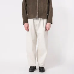 [YOUTH] STRUCTURED WIDE DENIM PANTS _ LIGHT GREY